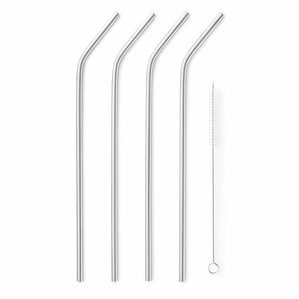 Food Network™ 5-pc. Stainless Steel Reusable Straw & Cleaning Brush Set 1 Food Network™ 5-pc. Stainless Steel Reusable Straw & Cleaning Brush Set