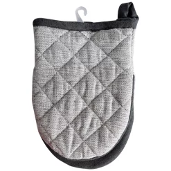 Hotel Quilted Gray Mini Oven Mitt Set