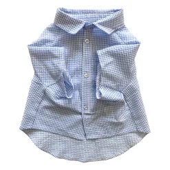 Woof Blue Woven Shirt for Dogs 5 Woof Blue Woven Shirt for Dogs -Cheap Home Decor Store 5474150 ALT2