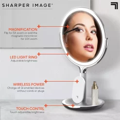 Sharper Image SpaStudio Vanity Mirror With Qi Wireless Charging 12 Sharper Image SpaStudio Vanity Mirror With Qi Wireless Charging -Cheap Home Decor Store 5524587 ALT2
