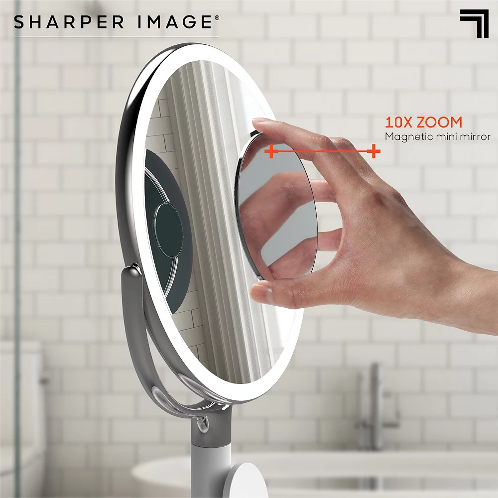 Sharper Image SpaStudio Vanity Mirror With Qi Wireless Charging 4 Sharper Image SpaStudio Vanity Mirror With Qi Wireless Charging - Image 4