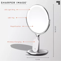 Sharper Image SpaStudio Vanity Mirror With Qi Wireless Charging 18 Sharper Image SpaStudio Vanity Mirror With Qi Wireless Charging -Cheap Home Decor Store 5524587 ALT8