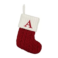 St. Nicholas Square® Mini Monogram Christmas Stocking -Cheap Home Decor Store 5674924 A