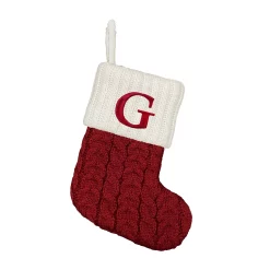 St. Nicholas Square® Mini Monogram Christmas Stocking -Cheap Home Decor Store 5674924 G