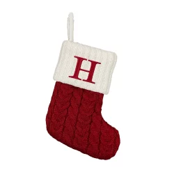 St. Nicholas Square® Mini Monogram Christmas Stocking -Cheap Home Decor Store 5674924 H