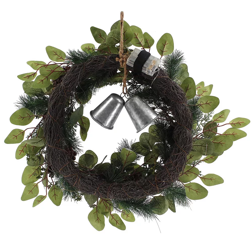 St. Nicholas Square® Bell Artificial Greenery Wreath 3 St. Nicholas Square® Bell Artificial Greenery Wreath - Image 3