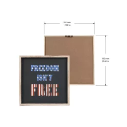 Sonoma Community™ Freedom Isn't Free Veterans Day Wall Art -Cheap Home Decor Store 5749553 ALT3