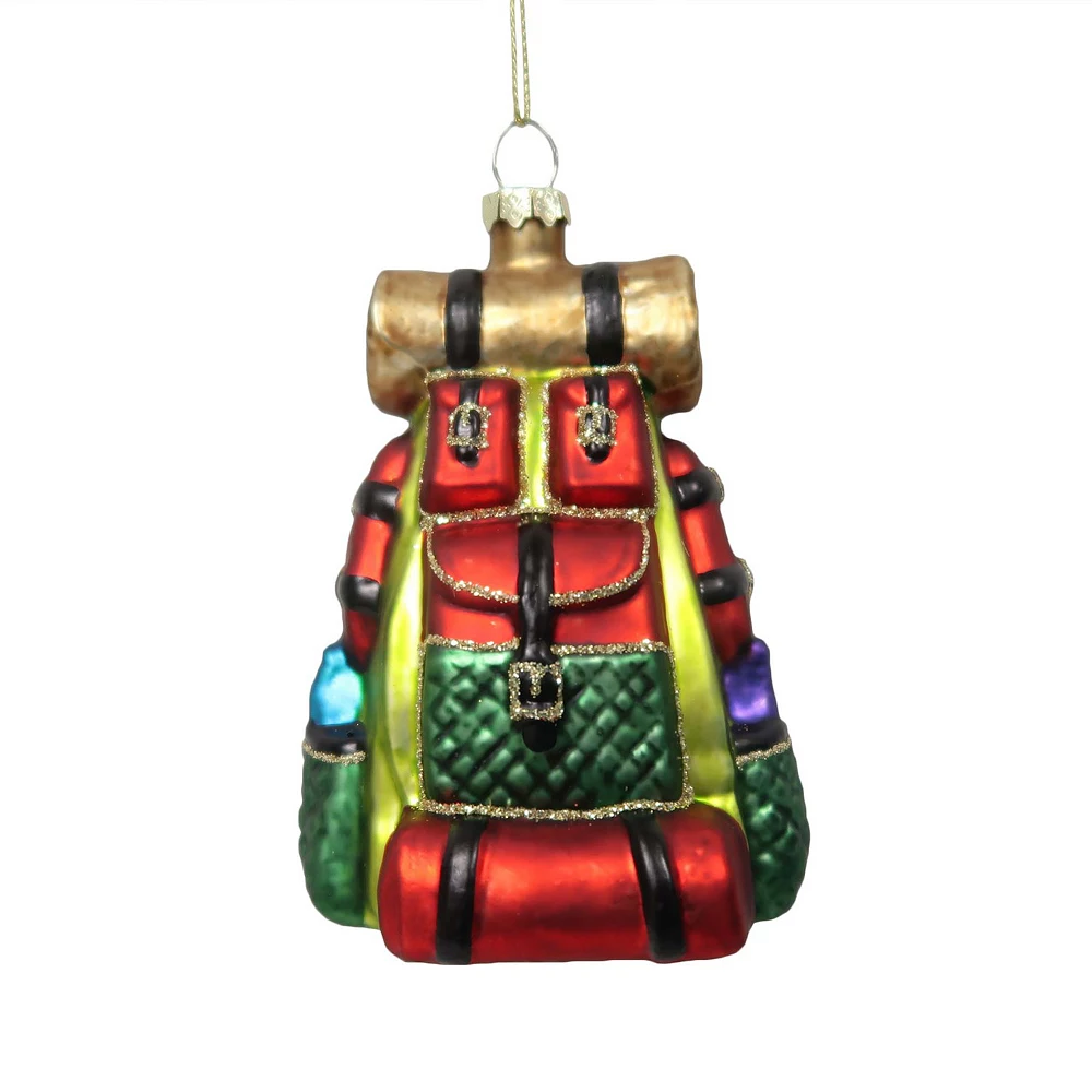 St. Nicholas Square® Camping Backpack Christmas Ornament 1 St. Nicholas Square® Camping Backpack Christmas Ornament