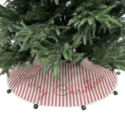 St. Nicholas Square® Merry Christmas Striped Tree Skirt