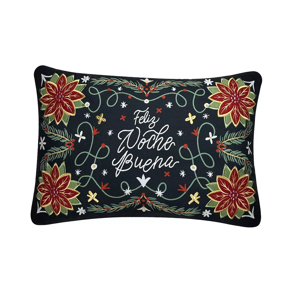 St. Nicholas Square® Noche Buena Throw Pillow 1 St. Nicholas Square® Noche Buena Throw Pillow