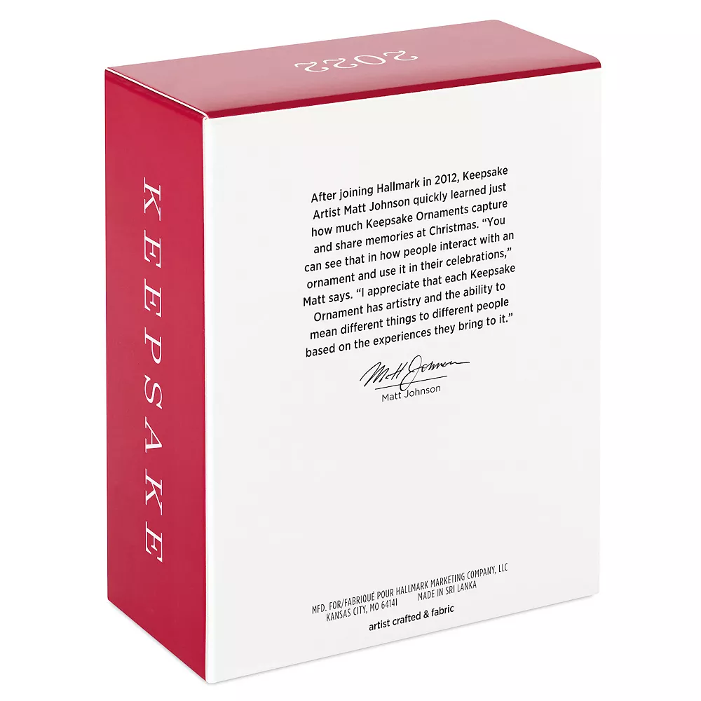 White or Red 2022 Hallmark Keepsake Christmas Ornament 4 White or Red 2022 Hallmark Keepsake Christmas Ornament - Image 4