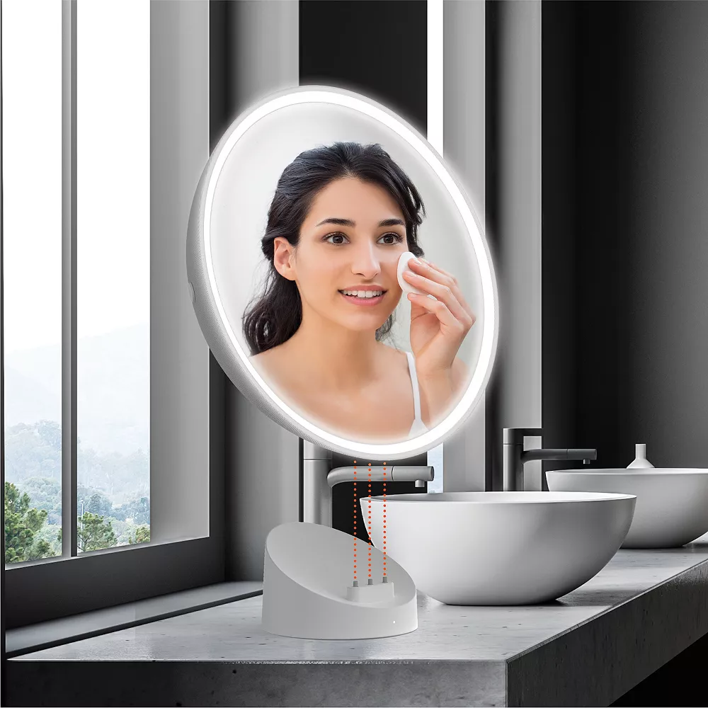 Sharper Image SpaStudio Fogless Shower Mirror Speaker 5 Sharper Image SpaStudio Fogless Shower Mirror Speaker - Image 5