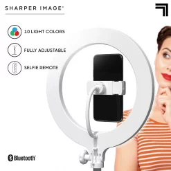 Sharper Image Social Star Selfie Light Stand with Remote -Cheap Home Decor Store 5896075 ALT4