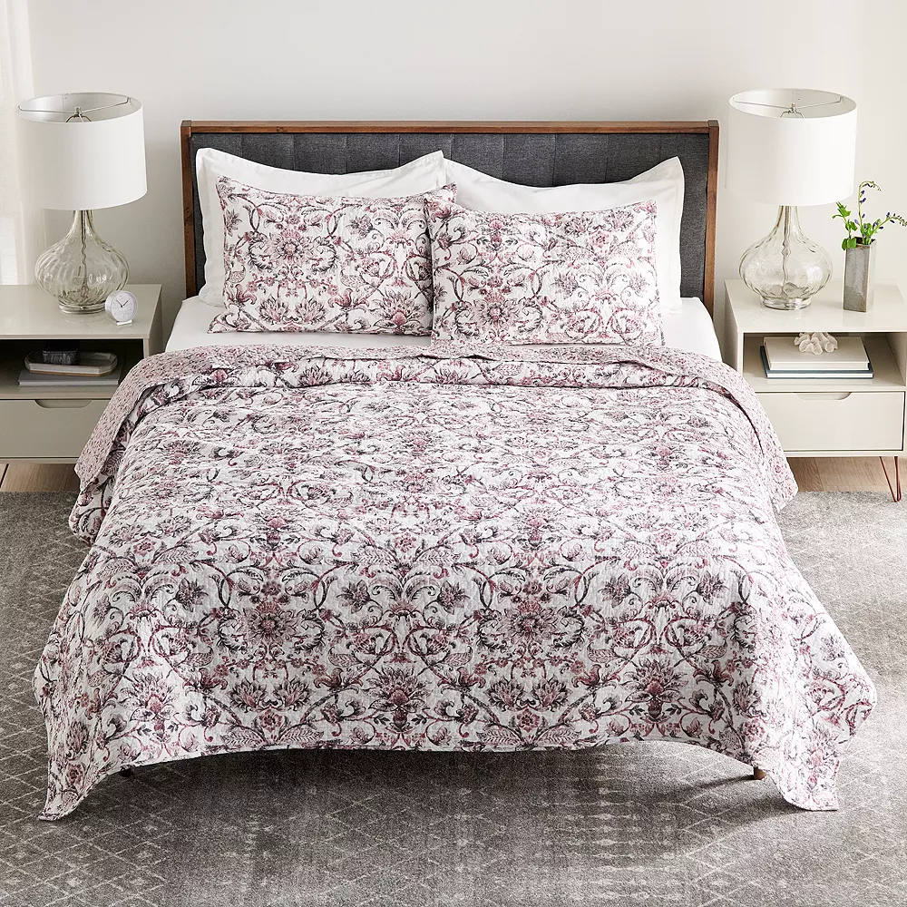 Sonoma Goods For Life® Heritage Reversible Cotton Quilt or Sham 1 Sonoma Goods For Life® Heritage Reversible Cotton Quilt or Sham